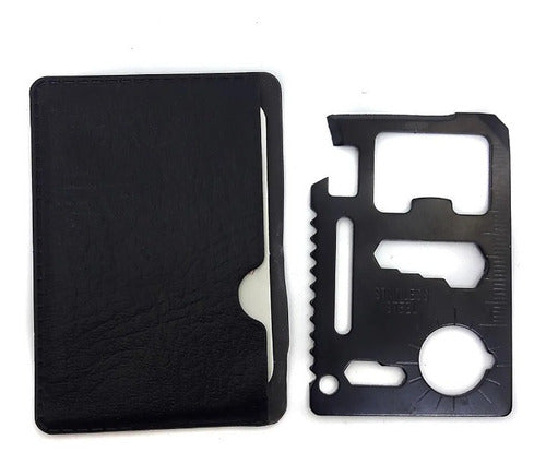 Survival Steel 11-Function Card With Case 2