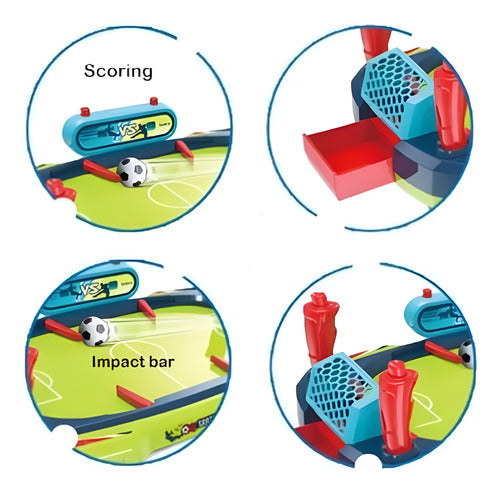 Mini Juego De Mesa De Fútbol 2-4 Jugadores 2