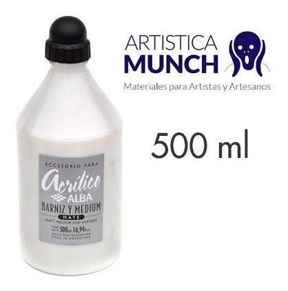 Alba Matte Medium Varnish - 500ml 0