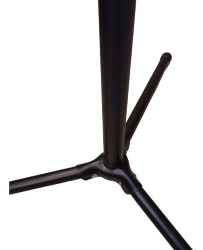 Reinforced Black Microphone Stand 1