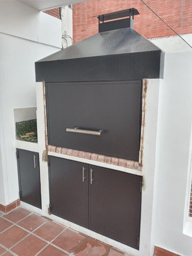 Thimai Asadores Grilling Door - Pantographic Model 7