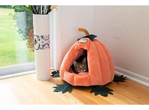 Cama Para Gatos Armarkat Modelo C85ccs Con Forma De Calabaza 4