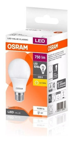 Osram Pack X60 Led Lamp 9W = 75W Warm White 0