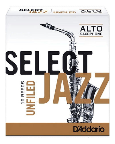 Cañas Daddario Woodwinds Select Jazz Para Saxo Alto Unfiled 0