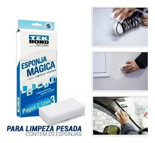 Tekbond X10 Magic Sponge Clean Everything - Cars, Home, Clothes 3