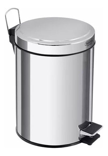 Moon Stainless Steel Trash Can 5 Liters 2