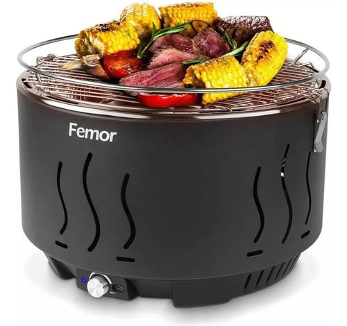 FEMOR Portable Grill for Camping, Balconies, and Boats 0