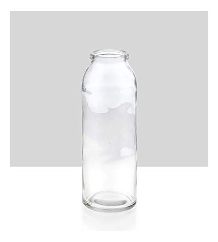 ~? Serene Spaces Living Clear Glass Bud Jarrones, Juego De 6 1