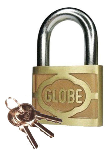 Globe Bronze Padlock 75 Mm 0