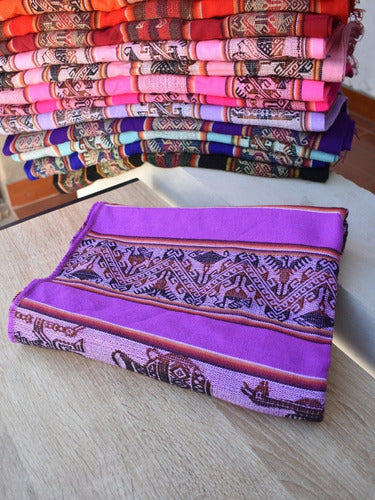 Pack of 2 Aguayo Norteño Inca Blankets 1.15 x 1.15 15