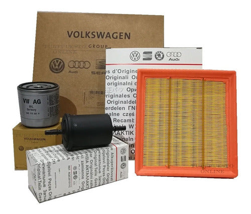 Kit Filters Air Oil Fuel VW Saveiro Cross 1.6 16V MSI 1