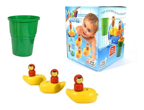 New Plast Play Water Juego Didáctico Para Pileta Baño Balde 1