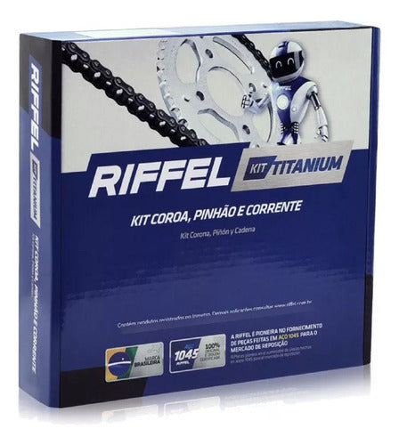 Kit Transmision Completo C/cadena Riffel Zanella Rx 150 0