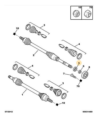 Ruleman Semieje Skf Peugeot 207 1.9 Diesel 1