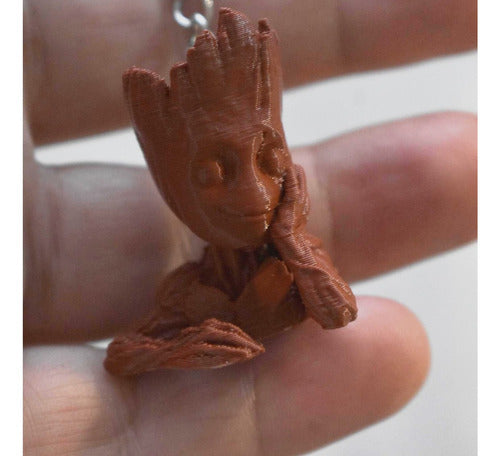 FRIKISHOPURUGUAY 10 Baby Groot Keychains Pack - Birthday Souvenir 1