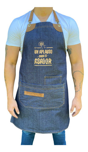 Jean Kitchen Apron Unisex for Grilling and Cooking 8