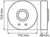 Detector De Movimiento Para Techo Pasillos 10 A Rbc Sitel 1