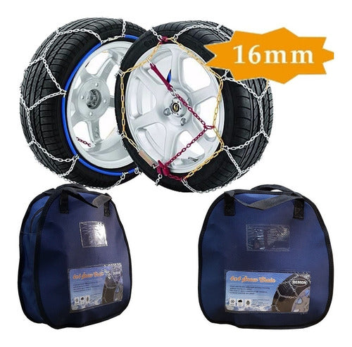 Snow Chains for 265/55 R17 Tires - Set of 2 5