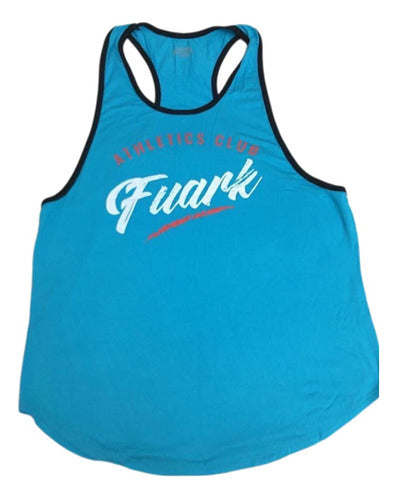 Musculosa Fuark- Talle L Color Celeste 0