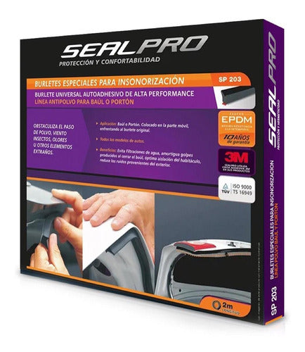 Sealpro Burletes Autoadhesivos Insonorizacion Baul Y Porton 0