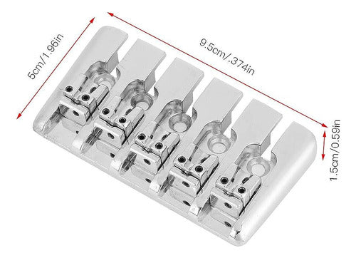 Silla De Montar, Bajo Eléctrico De 5 Cuerdas Puente Saddle R 3