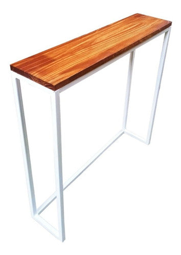 Mateita Diseño Modern Iron and Wood Console Table 1