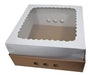 Set of 10 Breakfast or Cake Boxes with Window 35x25x12 2