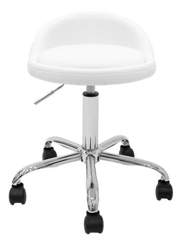 Newmo Diamond Hocker Stool for Dentist, Aesthetic or Tattoo Shop with Wheels - Various Colors 1