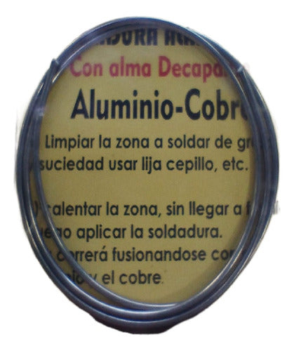 ALUCIN 10 Aluminum-Copper Flux Core Soldering Wire with Fluxing Agent 3