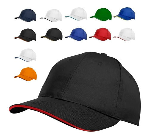 Tahg Gorra 144 Con Visera Combinada Opción Logo 0