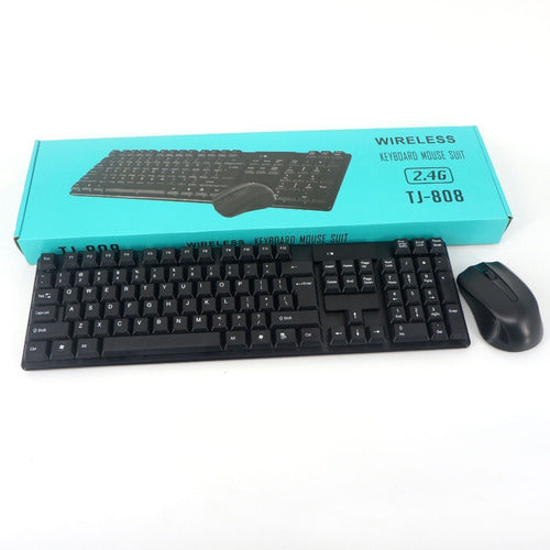 Wireless Teclado Y Mouse Inalambrico Tj808 2