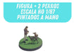 Ferromodelistas Perros Ho 1/87 Figura Ferromodelismo Adorno Maqueta Perro 1