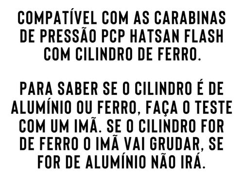 Regulador Pressao Carabina Pcp Hatsan Flash Cilindro Ferro 5