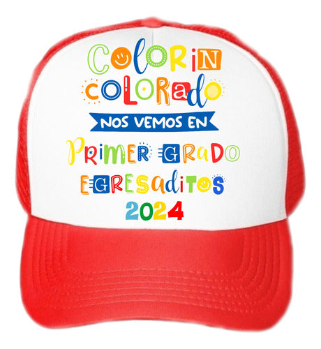 Plantillas Gorras Egresaditos 2024 Jardin Sublimar #4 0