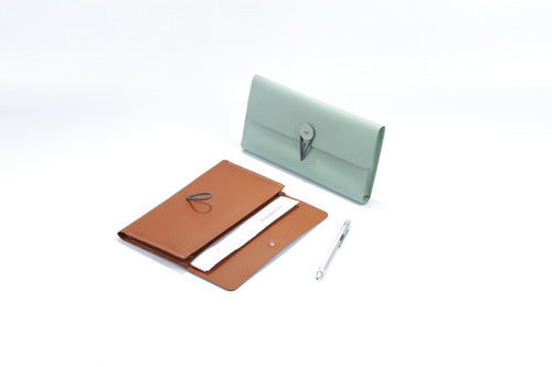 Recycled Sustainable Leather Envelope Clipboard 32