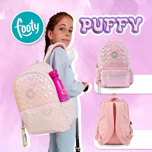 Footy Puffer Tornasolada 16 Inches Backpack 5