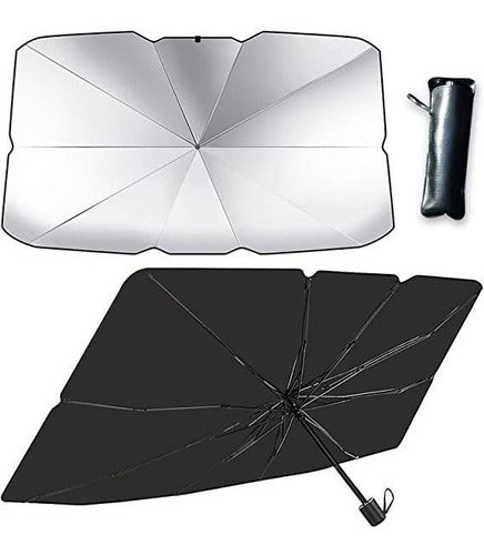 Parasol Plegable Para Auto 57x31 Pulgadas 0