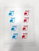 Visual Therapy Life Saver Card Red Blue 0