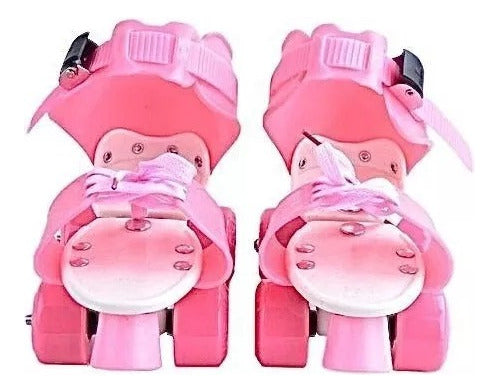 Devoto Toys Adjustable Roller Skates for Girls Ages 3 to 6 0