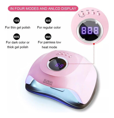 Seisa M3 180W Professional LED/UV Gel Nail Lamp 1