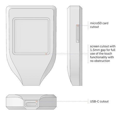 Trezor Model T Silicone Case Hardware Wallet Green Original 5