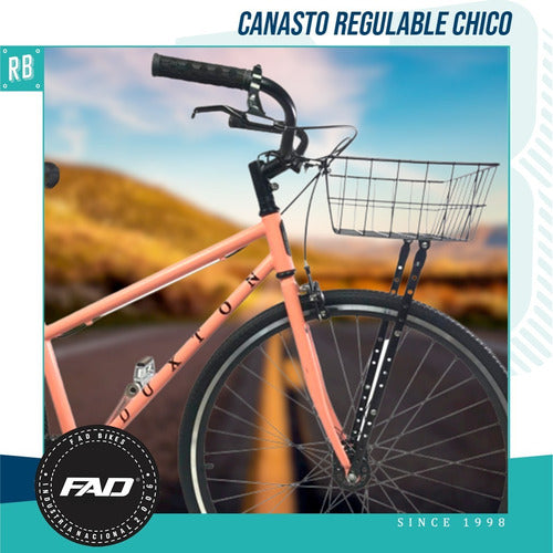 FAD Adjustable Front Bicycle Basket - Small 1