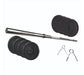 Chrome Barbell 1.10m + 15kg Cast Iron Weight Plates Set - GYM-MAN ARGENTINA 2