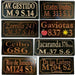 Uruarte Carved Wooden House Signs with Name and Address 6