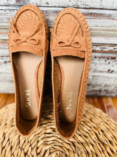 Sucre Moccasin 1163 Flat Leather New Season 3