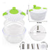 Jiayin Manual Salad Spinner and Mini Food Processor 1