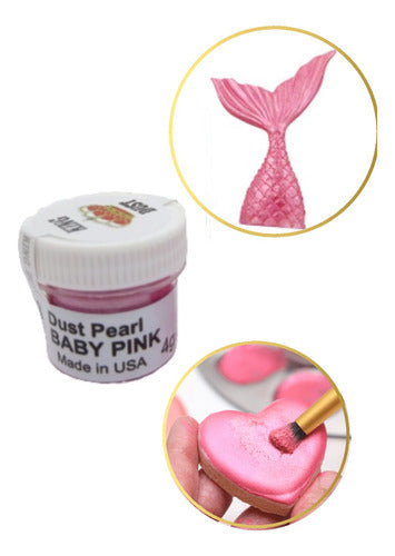 King Dust Colorante Polvo Perlado Dust Pearl Baby Pink 0