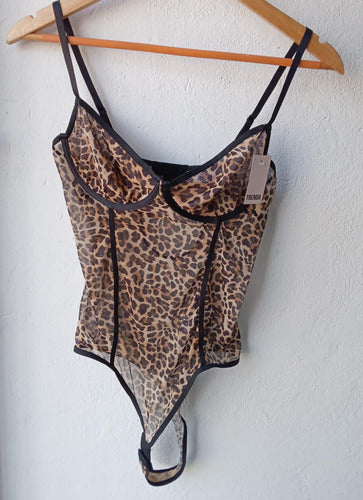 Trenda Body Animal Print Tul Transparente Aro 5048 3