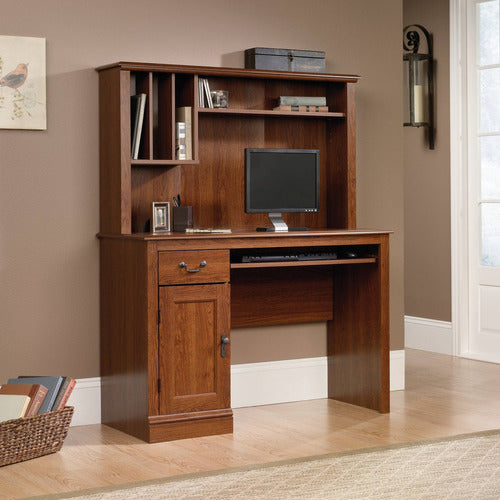 Sauder Camden County Computer Desk with Hutch 1