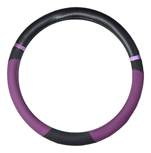 JC Violet Steering Wheel Cover 38cm for Cronos, Argo, Siena, Palio 0